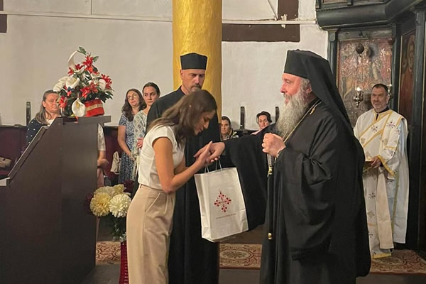 Благослов од Делчевско-каменичката епархија за наградените на меѓународната Гео-олимпијада